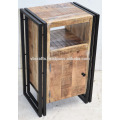 Industrial Urban Metal Wooden Cabinet Drawer